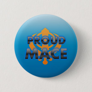Proud Mace, Mace pride 2 Inch Round Button