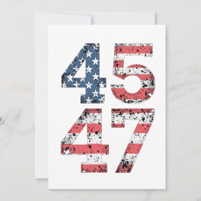 Proud Maga 47th Trump Won Inaguration Day  Invitation (Front)