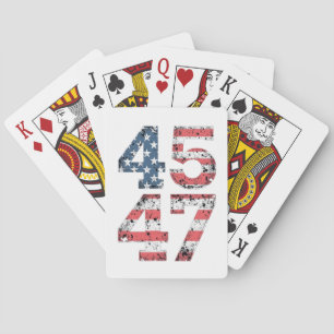 Proud Maga 47th Trump Won Inaguration Day  Playing Cards
