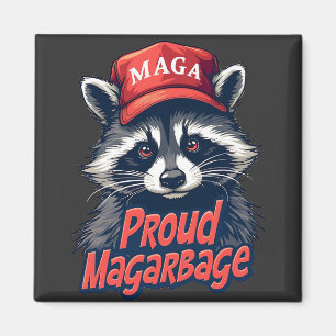 Proud MAGA Garbage For Trump supporter Election  Magnet