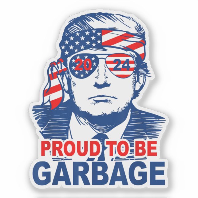 Proud MAGA Garbage Trump Supporter (Front)