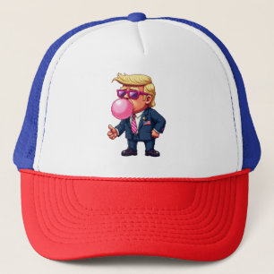 Proud Maga Trump Pixel President Inaguration Day  Trucker Hat