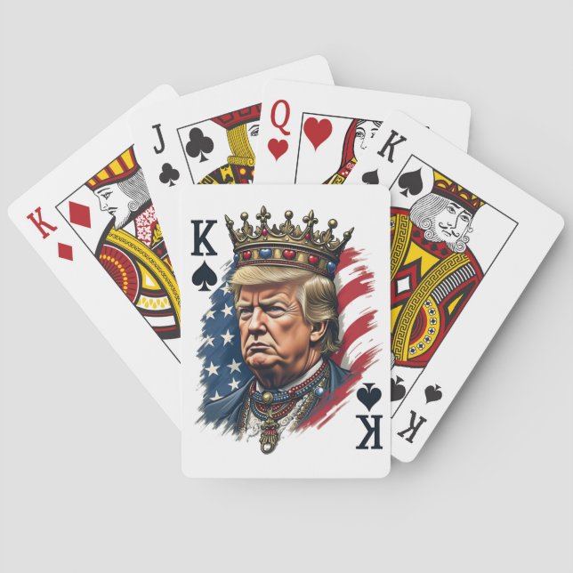 Proud Maga Trump Vance American Inauguration Day Playing Cards (Back)