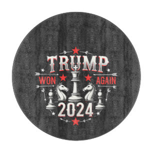 Proud Maga Trump Won again 2025 Inaguration Day  Cutting Board