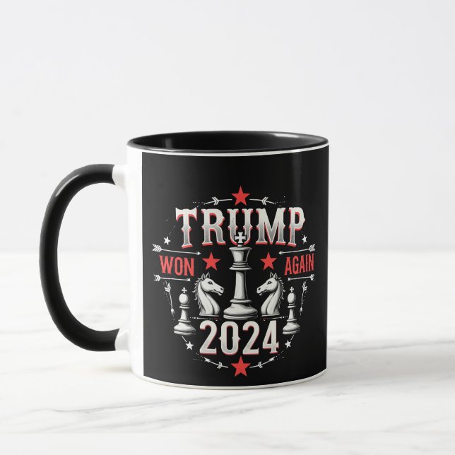 Proud Maga Trump Won again 2025 Inaguration Day  Mug (Left)