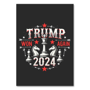Proud Maga Trump Won again 2025 Inaguration Day  Table Number