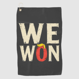 Proud Maga Trump Won Inaguration Day Speech 2025 Golf Towel