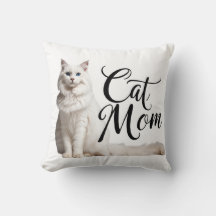 Proud Maine Coon Cat Mom Pillow III