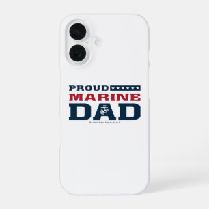 Proud Marine Dad - Colour iPhone 16 Case