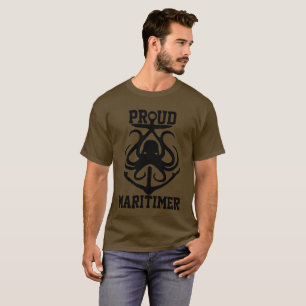 Proud Maritimer t-shirt octopus Lighthouse route 