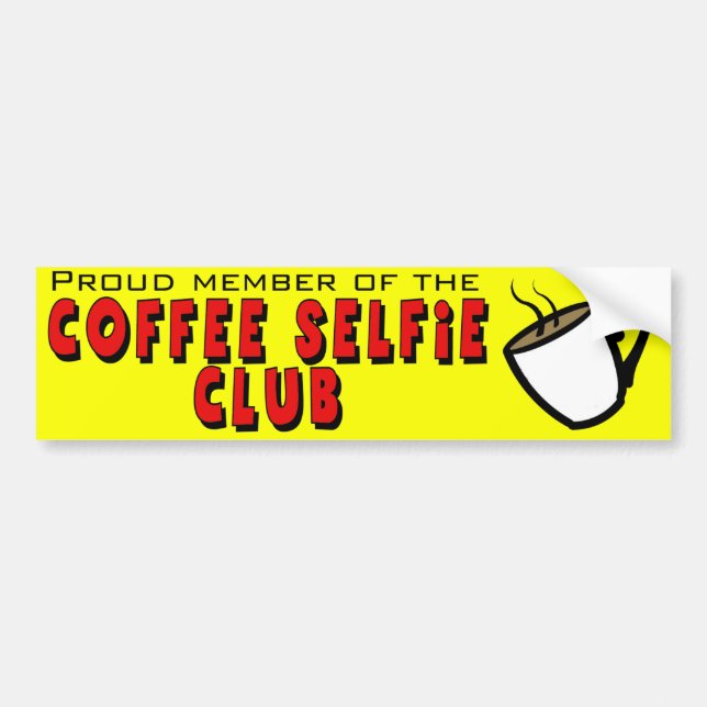 Proud member colourful bumper sticker (Front)