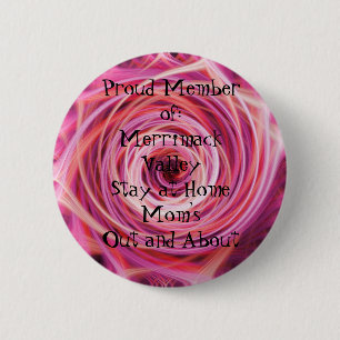 Proud Member of:Merrimack Valley Sta... 2 Inch Round Button