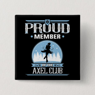 Proud Member of the Axel Club Figure Skater Pin