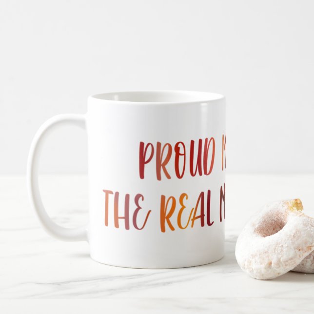 Proud Member of The Real Murders Club Coffee Mug (With Donut)