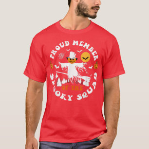 Proud Member Of The Spooky Squad, Funny Spooky Gho T-Shirt