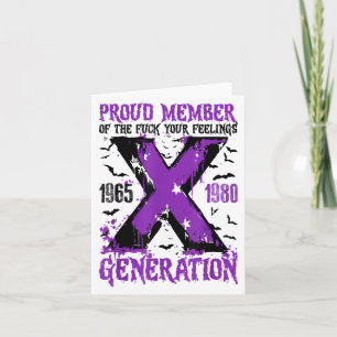 Proud Member X Generation For Your Feelings Hallow Card