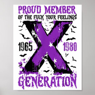 Proud Member X Generation For Your Feelings Hallow Poster