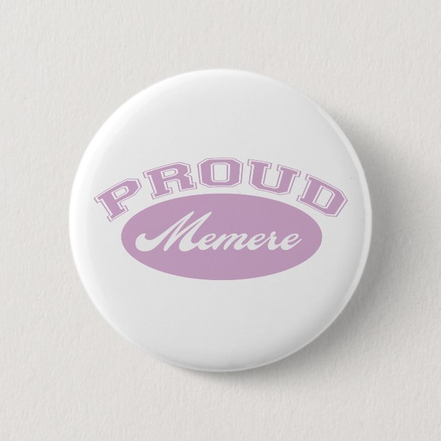 Proud Memere 2 Inch Round Button (Front)