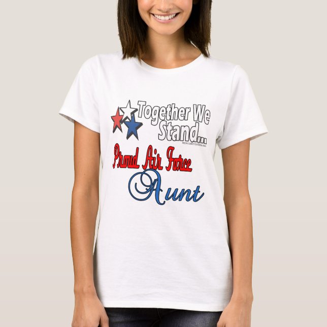 Proud Military Aunt T-Shirt (Front)