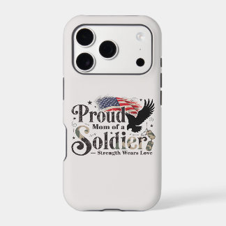 Proud Military Mom Soldier Pride Art