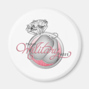 Proud Military Wife Magnet