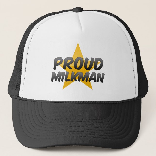 Proud Milkman Trucker Hat (Front)