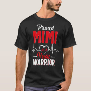 Proud Mimi Of A Heart Warrior Chd Awareness T-Shirt