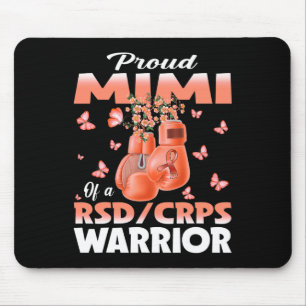 Proud Mimi Of A Rsd Crps Warrior Awareness Boxing Mouse Pad