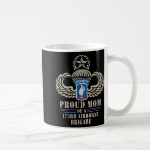 Proud Mom 173rd Airborne Brigade Veteran Military Coffee Mug