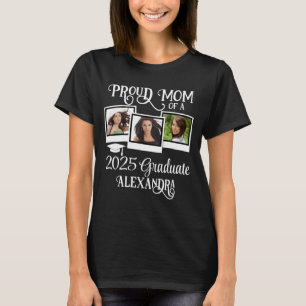 Proud Mom 2023 Graduate Mother Graduation Photo T-Shirt