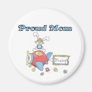 Proud Mom-Airplane It's a Boy tshirts and gifts Magnet