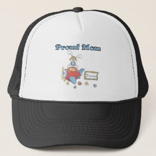Proud Mom-Airplane It's a Boy tshirts and gifts Trucker Hat