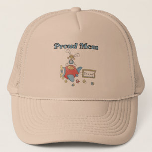 Proud Mom-Airplane It's a Boy tshirts and gifts Trucker Hat