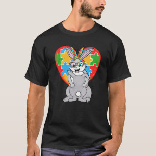 Proud Mom Autism Awareness Cute Bunny Mama Baby T-Shirt