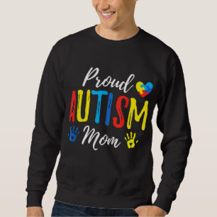 Proud Mom Autism Awareness Family Matching Sweatshirt