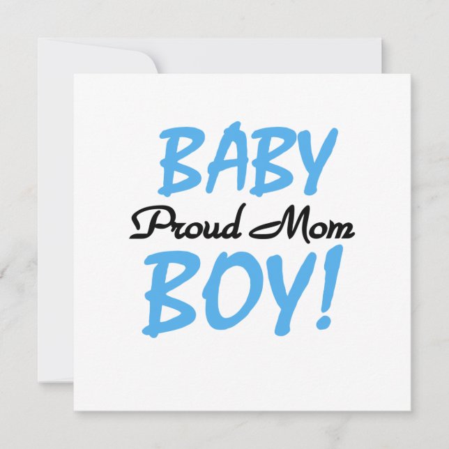 Proud Mom Baby Boy Gifts (Front)