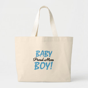 Proud Mom Baby Boy Tshirts and Gifts Large Tote Bag