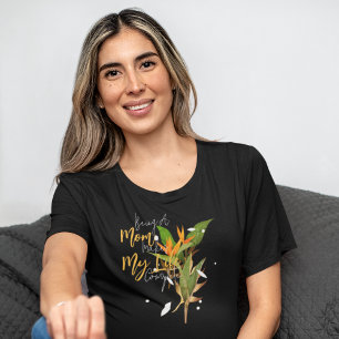 Proud Mom Black T-Shirt
