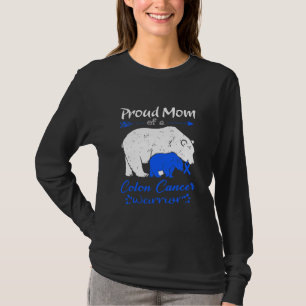 Proud Mom Colon Cancer Warrior T-Shirt