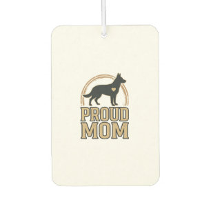 Proud Mom Dog Silhouette Vintage Vector Design_1 Air Freshener