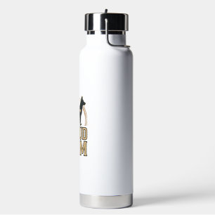 Proud Mom Dog Silhouette Vintage Vector Design_1 Water Bottle