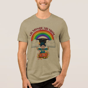 Proud Mom Grad Squad 2026 Tri-Blend Shirt