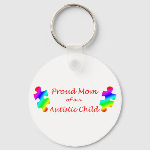 Proud Mom Keychain