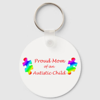 Proud Mom Keychain