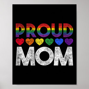 Proud Mom Lgbt Poster
