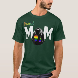 Proud Mom LGBTQ Mom Support LGBT Mama Bear Pride T T-Shirt