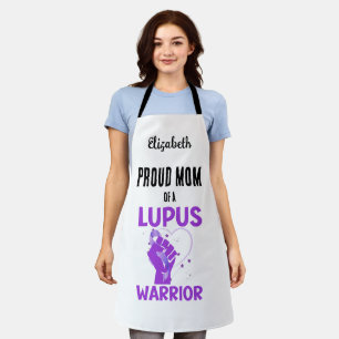 Proud Mom LUPUS WARRIOR Mother's Day Apron