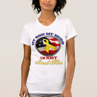 Proud Mom - Navy T-Shirt