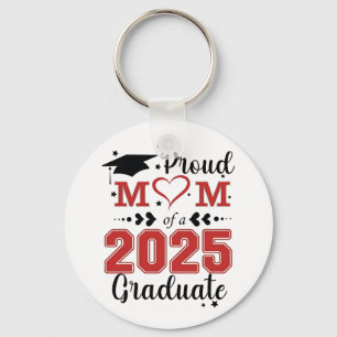 Proud Mom of 2025 Graduate Graduation Mother Day Keychain