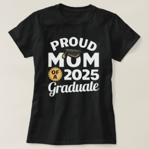 Proud Mom Of a 2025 Graduate Family Matching T-Shirt
